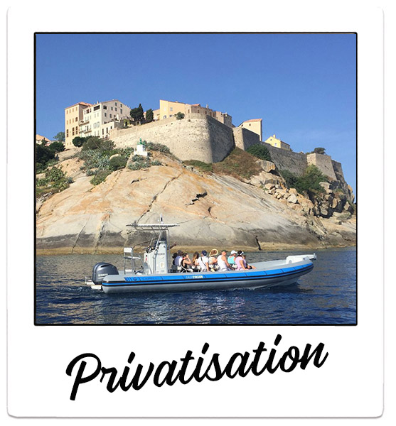 Privatisation bateau Calvi Evasion